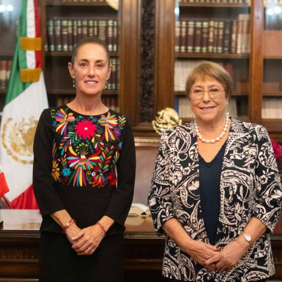 Sheinbaum y Michelle Bachelete